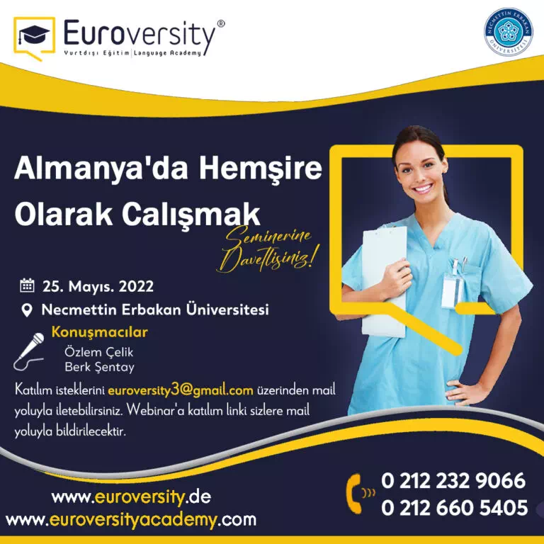 Almanya'da Hemşire Olarak Çalışmak Webinar